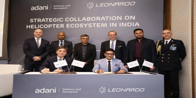 Adani ve Leonardo, Helikopter Üretimini Hindistan’da Genişletiyor